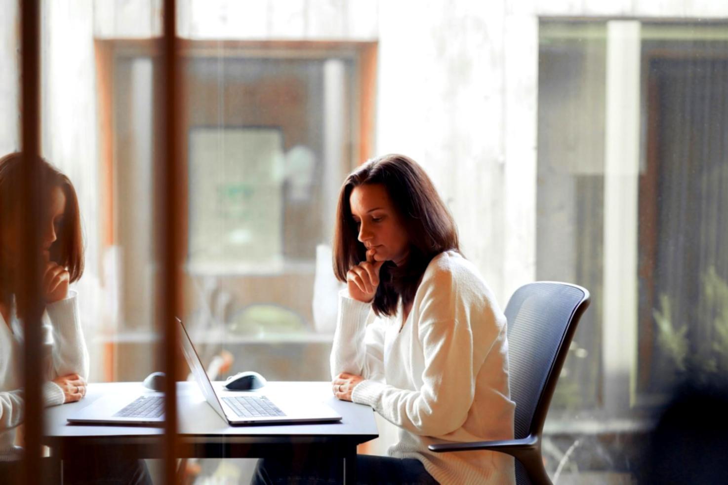Financial research workspace with charts and analysis tools